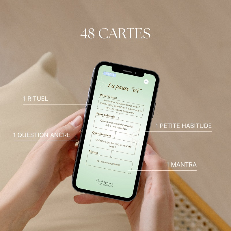 cartes rituels de sérénité
